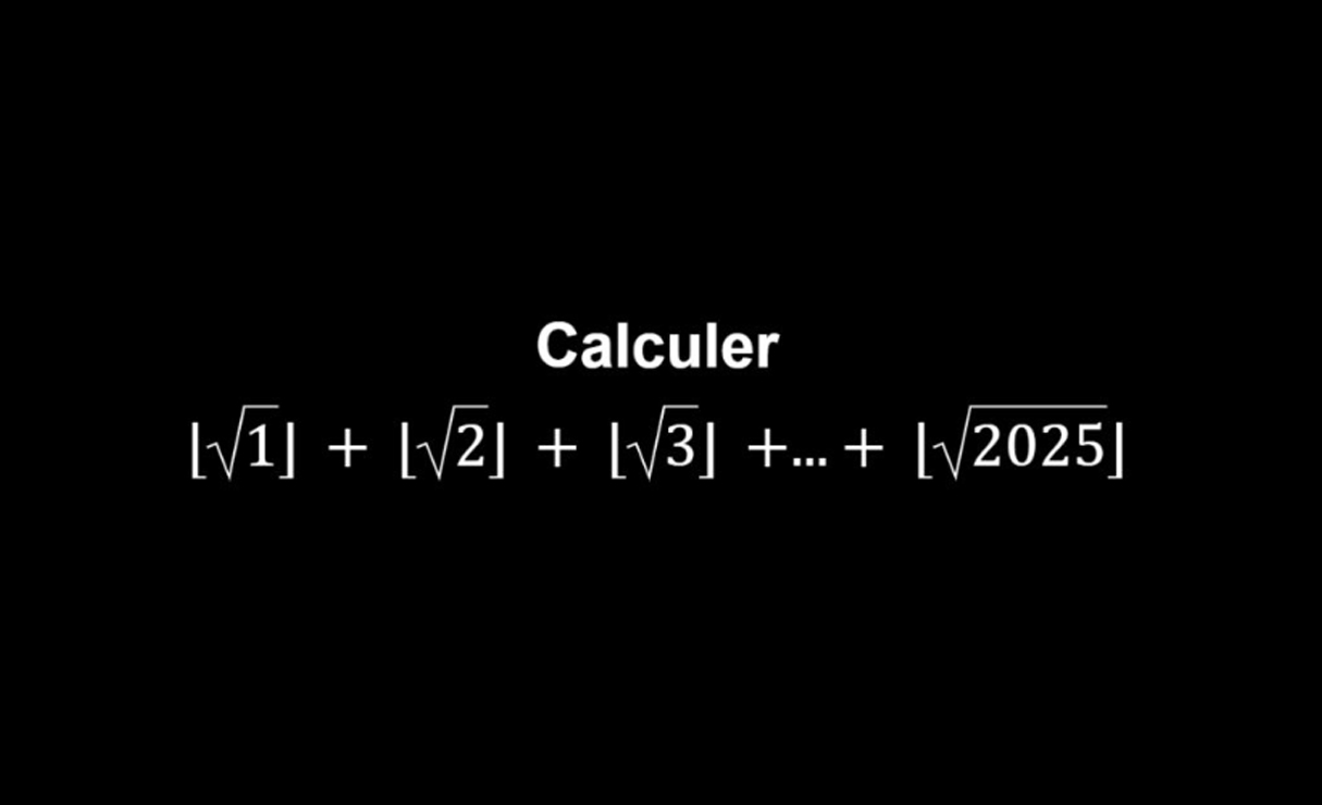 Calculer cette somme en étant observateur !