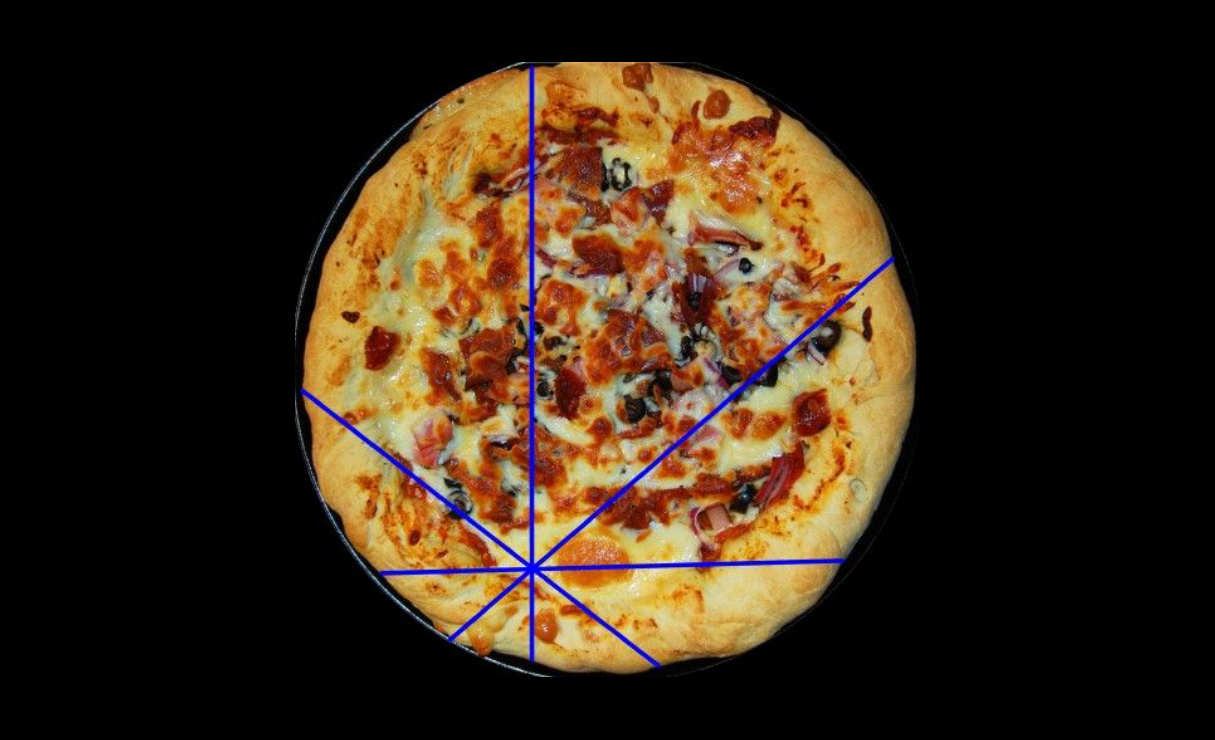 Et si découper une pizza c'était des maths ?